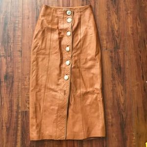 Vintage Leather skirt
